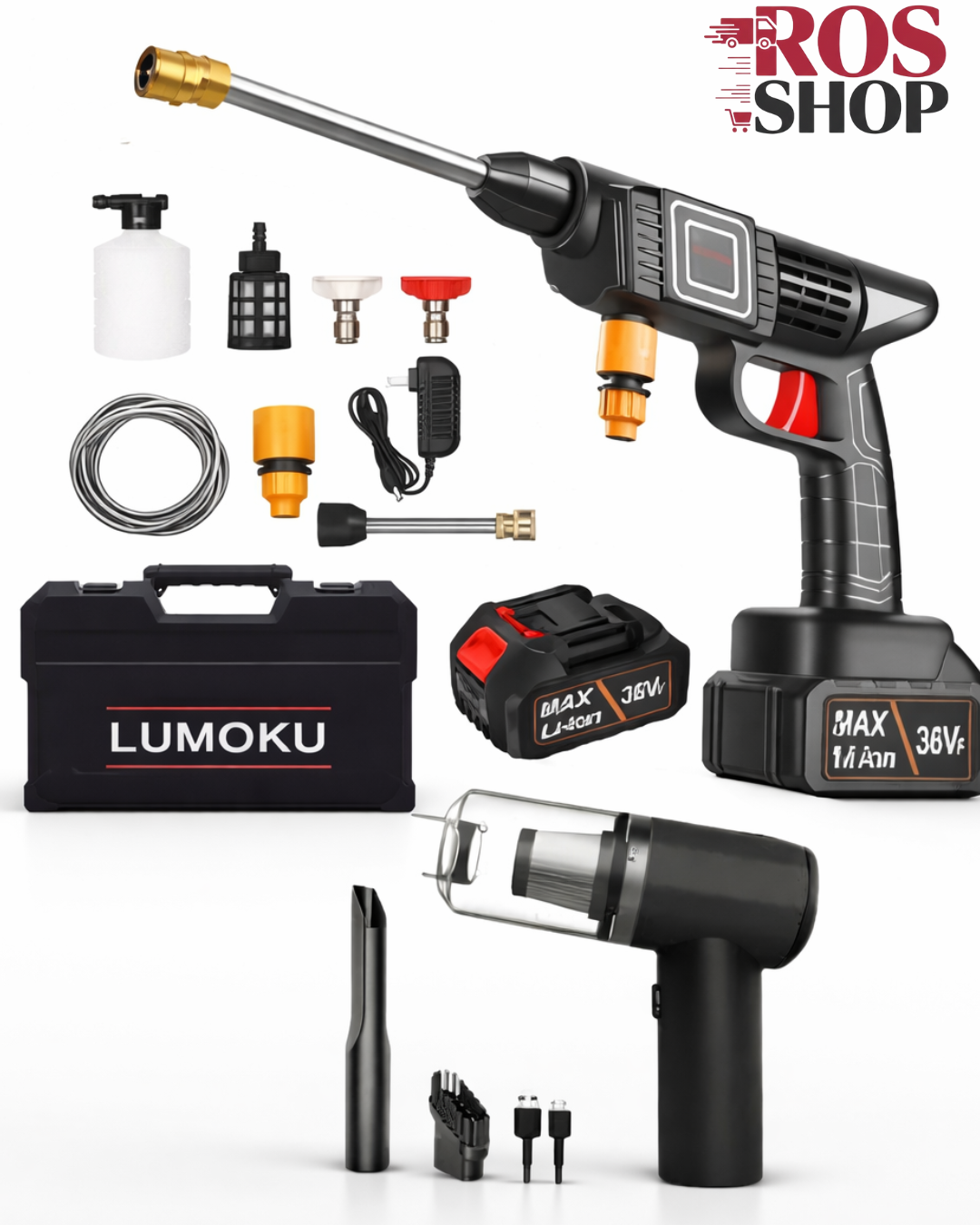 Combo Hidrolavadora + Mini Aspiradora