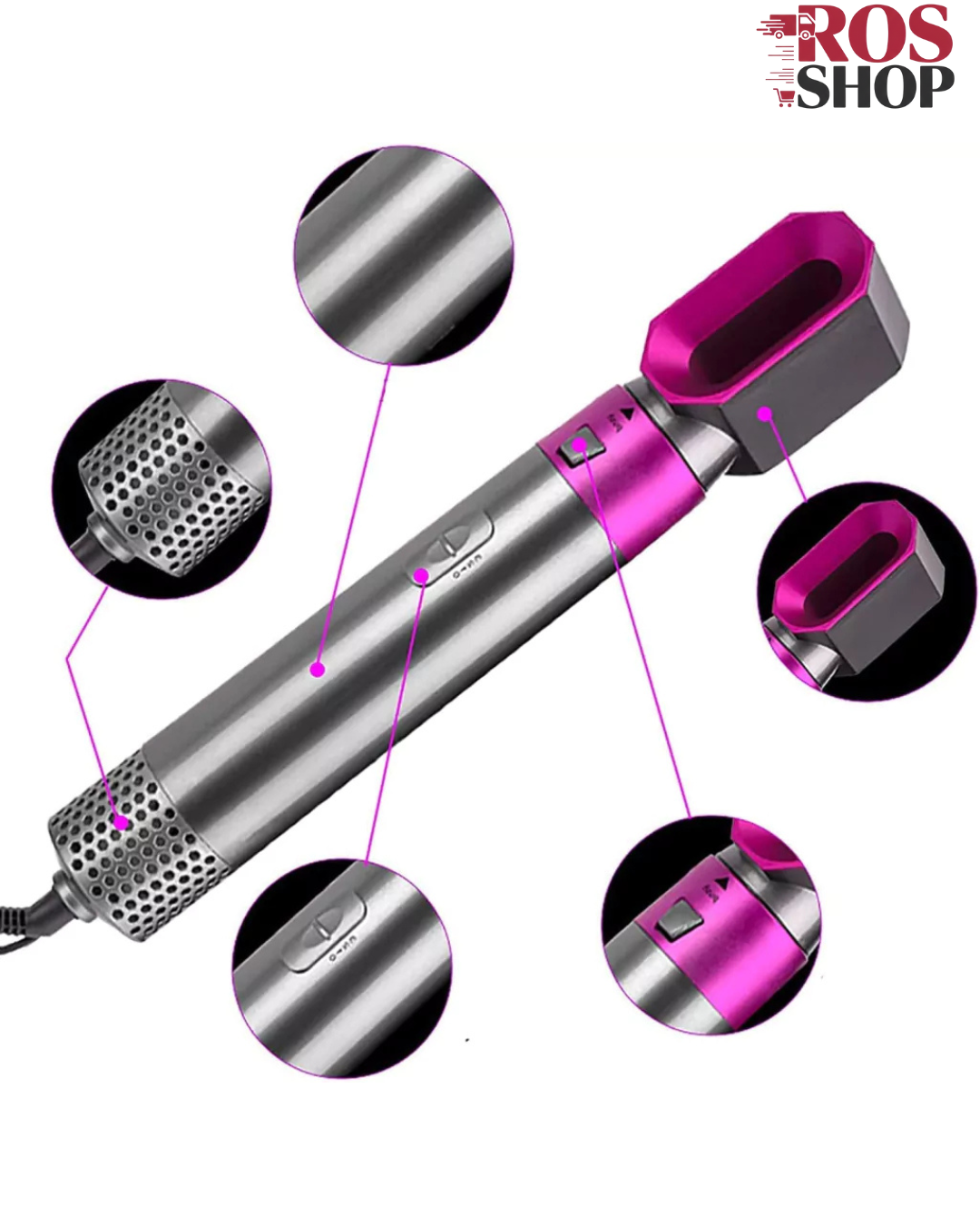 Cepillo Secador 5 En 1